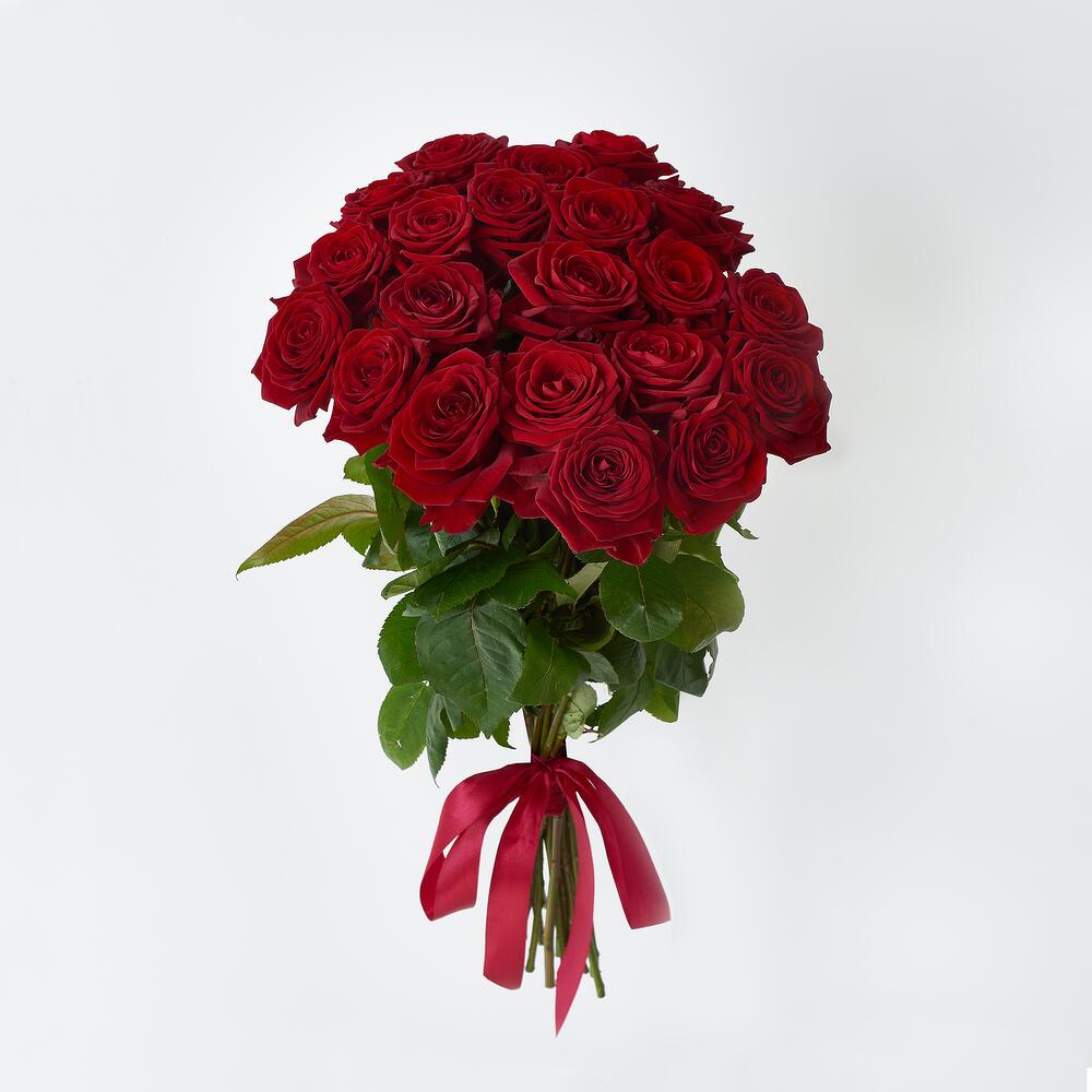 Роскошный букет из 21 красной розы – воплощение искренних чувств Ломоносов Санкт-Петербург